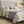 Hayden King Size Upholstered Wingback Bed with Textured Ivory Canvas and Tall 54' Headboard