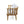 Outdoor Wooden Loveseat with Cushions - White/Teak