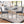 5 Pieces Counter Height Table Set, Kitchen Table With Square Table And 4 Upholstered Chairs