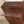 31.5 Inch Modern Handcraft Drum Coffee Table Walnut