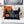 Halloween Lumbar Pillow – Embroidered ‘Trick or Treat’ Black Cushion with Insert
