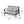 Honolulu Loveseat - Gray / Silver