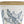 7.1x7.1x6.7' Ceramic Planter with Floral Pattern, Set of 2