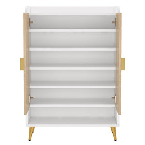 Shoe Cabinet With Doors, 7 Tier Storage Organizer