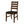 Transitional Upholstered Dining Chairs Set of 2 - Brown