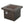 Anchorage 32'' Wood Square MGO Fire Pit Brown - 40,000 BTU