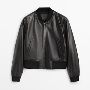 Women’s RAF Aviator Sheepskin Shearling Bomber Leather Jacket