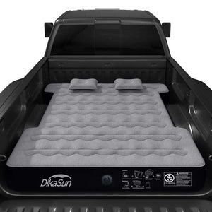 DikaSun 5.5-5.8 Ft Full Size Pickup Truck Bed Air Mattres,Grey