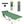 28.5 Inch Extra Wide Sleeping Cot for Adults with Carry Bag-Green