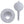 Scandvik White Vertical Cup  Cap f/Scandvik PN 1075