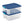 Sterilite 12 Gallon Latch & Carry Storage Box Lidded Containers, Clear, 12 Pack