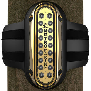 Metro Marine High-Output Vertical Piling Mount Light w/Intelligent Monochromatic LEDs - Blue, 90 Beam