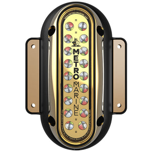 Metro Marine High-Output Vertical Surface Mount Light w/Intelligent Full Spectrum LEDs - RGBW, 45 Beam