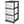 Sterilite 3 Drawer Plastic Rolling Storage Cart, Clear with Black Frame (6-Pack)