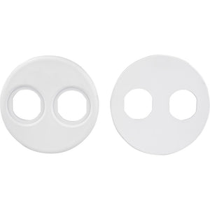 84470Sea-Dog 4" Gauge Power Socket Adapter Mounting Plate - White