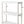 Gracious Living 4 Shelf Adjustable Height Ventilated Medium Duty Storage, White