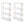 Gracious Living 4 Shelf Adjustable Height Medium Duty Storage, White (2 Pack)
