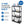 Gracious Living 4 Shelf Fixed Height Medium Duty Storage Unit, Black (3 Pack)