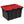Sterilite 12 Gallon Hinged Lid Industrial Tote, Stackable Storage Bin, 12 Pack