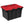 Sterilite 12 Gallon Hinged Lid Industrial Tote, Stackable Storage Bin, 6 Pack