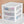Sterilite ClearView Plastic Small 3 Drawer Desktop Storage Unit, White, 12 Pack