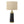 Lighting, Table Lamp, Resin, Contemporary - Black / Cream