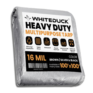 Super Heavy Duty Poly Tarp Cover Thick 16 Mil, 8 oz