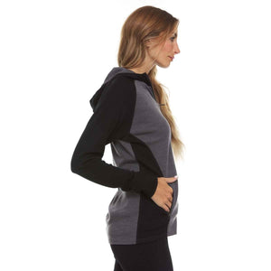 Women's Full Zip Merino Hoodie - Midweight