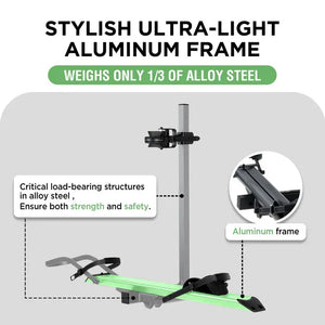 1-Bike Hitch E-bike Rack, Lightweight Single
