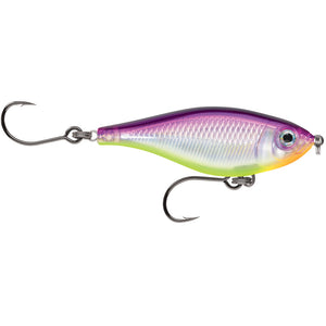 Rapala X-Rap Twitchin Mullet 3-1/8" Purple Chartreuse