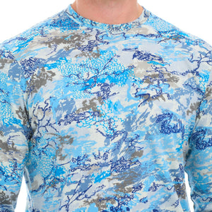 GameGuard Blue Digital Tracker Tee | Long Sleeve - TRAPSKI