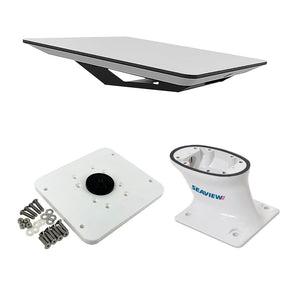 KVH Starlink Flat Panel Kit w/5" Seaview Pedestal Mount  ADASTLKA Starlink Top Plate - Activation  Service Plans Through KVH ONLY