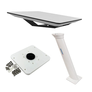 KVH Starlink Flat Panel Kit w/24" Seaview Pedestal Mount  ADASTLKA Starlink Top Plate - Activation  Service Plans Through KVH ONLY