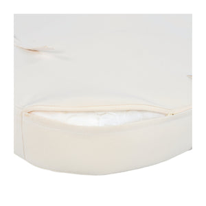 Acacia Wood Outdoor Club Chair with Handwoven Rope Accents & Curved Backrest