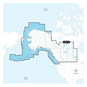 Navionics NAUS013R - Canada, West  Alaska - Navionics+