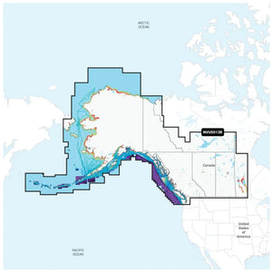 Garmin Navionics Vision+ NVUS013R Canada, West  Alaska