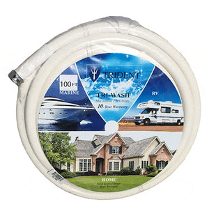 Trident Marine 5/8" ID x 100' Wash Down/Camper Hose w/Fittings