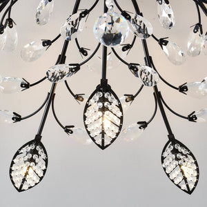 15-Light Chandelier Crystal Ceiling Lamp