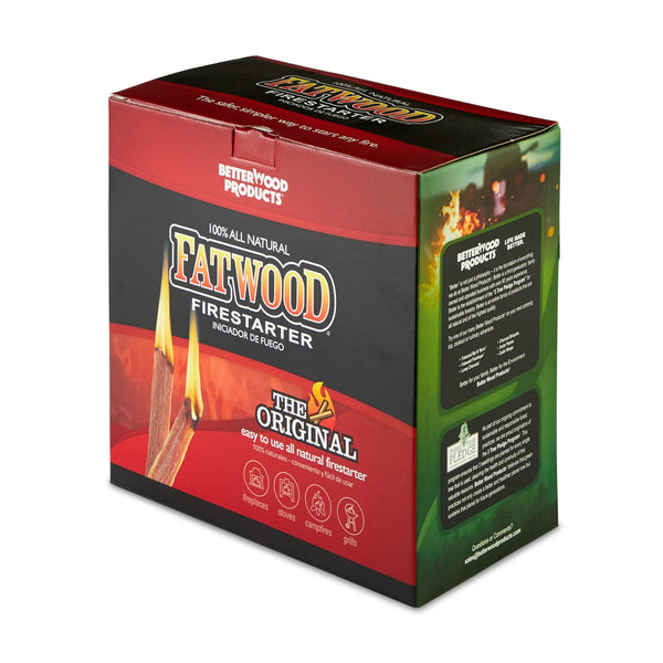 Betterwood Products 9910 Fatwood 10 Pound Natural Pine Tree Wood Firestarter