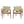 Durable Outdoor Dining Chair with Acacia Wood Frame and Wicker Seat