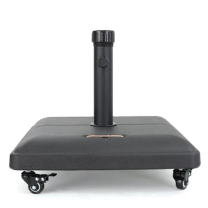 Wheelie Stylish Square Umbrella Base with Stainless Steel Handle