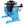 Heavy Duty Rotary Welding Positioner Turntable Table With Manual Tilt And 3 Jaw Lathe Chuck - Blue