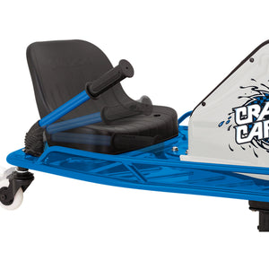 Razor High Torque Motorized Drifting Crazy Cart with Drift Bar for Adults, Blue
