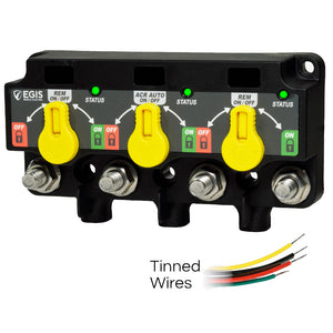 Egis XD Series Triple Flex 2 Relay-ACR-Relay w/Knobs  Tinned Wires