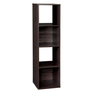 Closetmaid Decorative Stackable 4-Cube Cubeicals Organizer Storage, Espresso - TRAPSKI