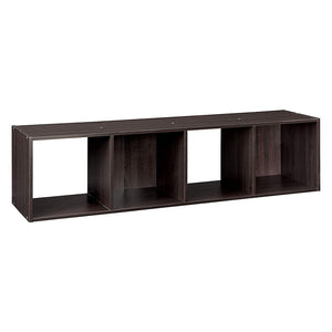 Closetmaid Decorative Stackable 4-Cube Cubeicals Organizer Storage, Espresso - TRAPSKI