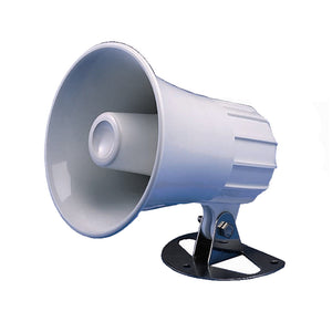 Standard Horizon 5" Round Hailer/PA Horn - White