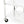 Origami RBT Fully Stainless Steel Foldable Kitchen Cart with 4 Wheels, White