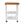 Origami RBT Fully Stainless Steel Foldable Kitchen Cart with 4 Wheels, White