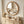 Round Solid Wood Wall Mirror - 31.5